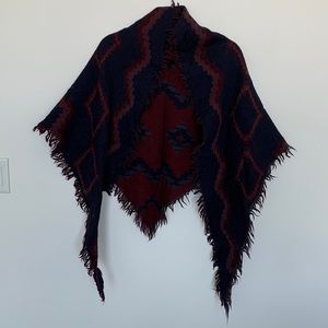 Wilfred Diamond Mosaic Triangle scarf, color “Shark”